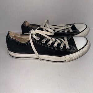 Converse All Star Classic Black with White Lace Up Sneakers Mens 5 Womens 7